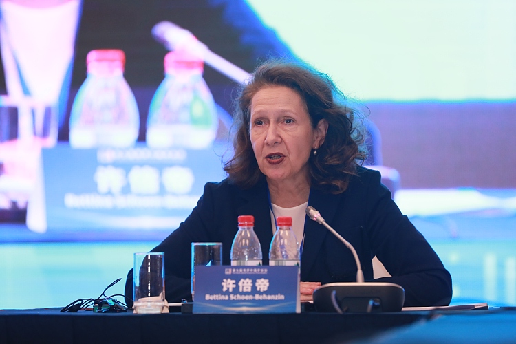 Bettina Schoen, Vice President of the European Chamber, Spoke at the 9th World China Studies Forum on Travel Restrictions and Impact on European Business